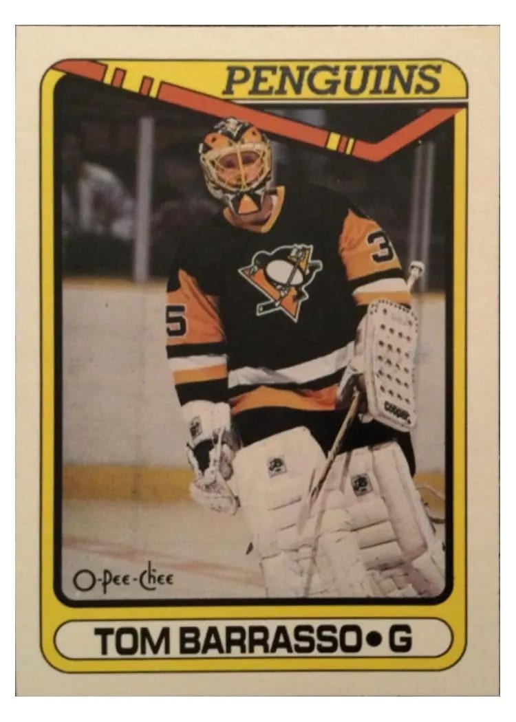 1990 O-Pee-Chee Tom Barrasso #65 card