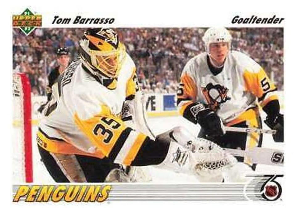 1991 Upper Deck Tom Barrasso #116 card