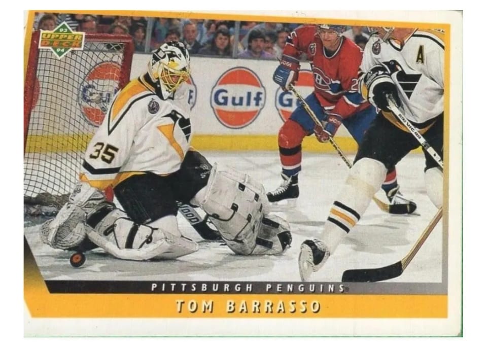 1993 Upper Deck Tom Barrasso #45 card