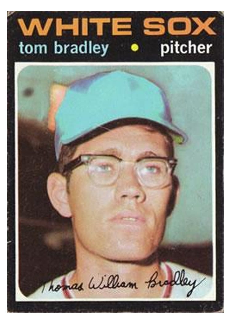 1971 Topps Tom Bradley #588 card