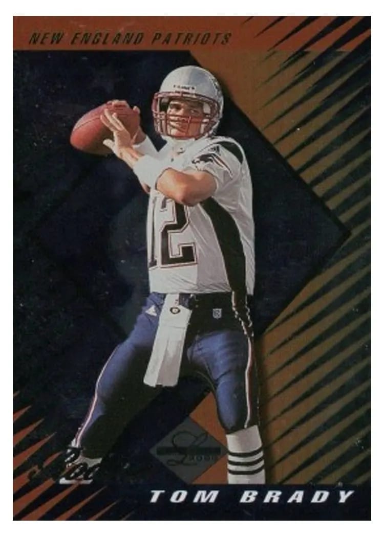 Tom Brady 2000 Leaf Limited card