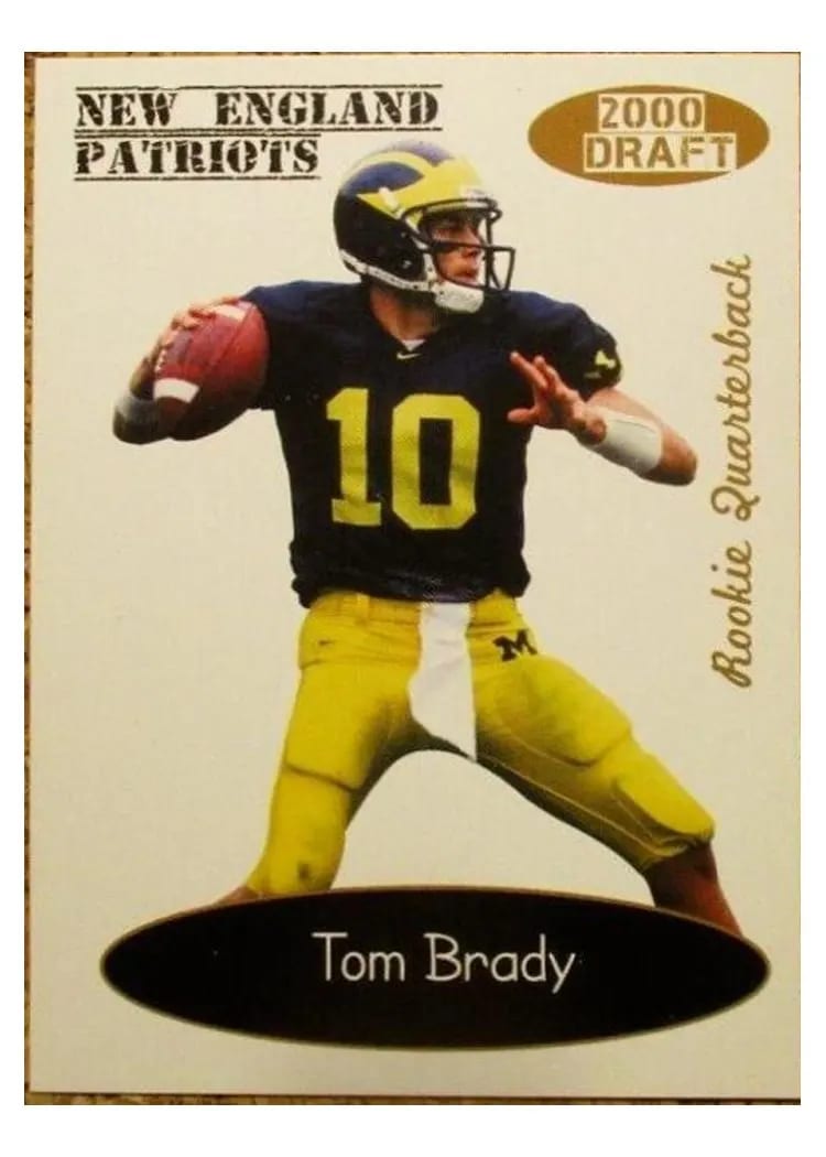 2000 Pacific Tom Brady #33 card