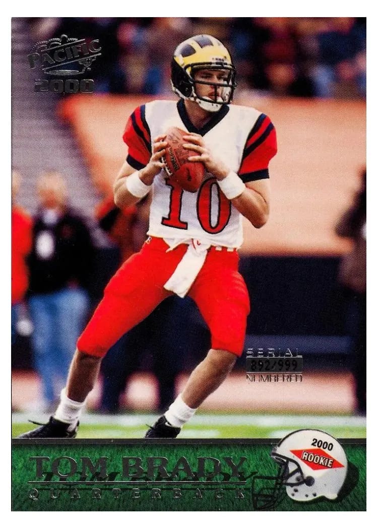 2000 Pacific Tom Brady #403 card