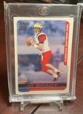 2000 Pacific Paramount Tom Brady #138 card