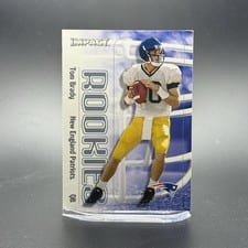 2000 Skybox Impact Tom Brady #27 card