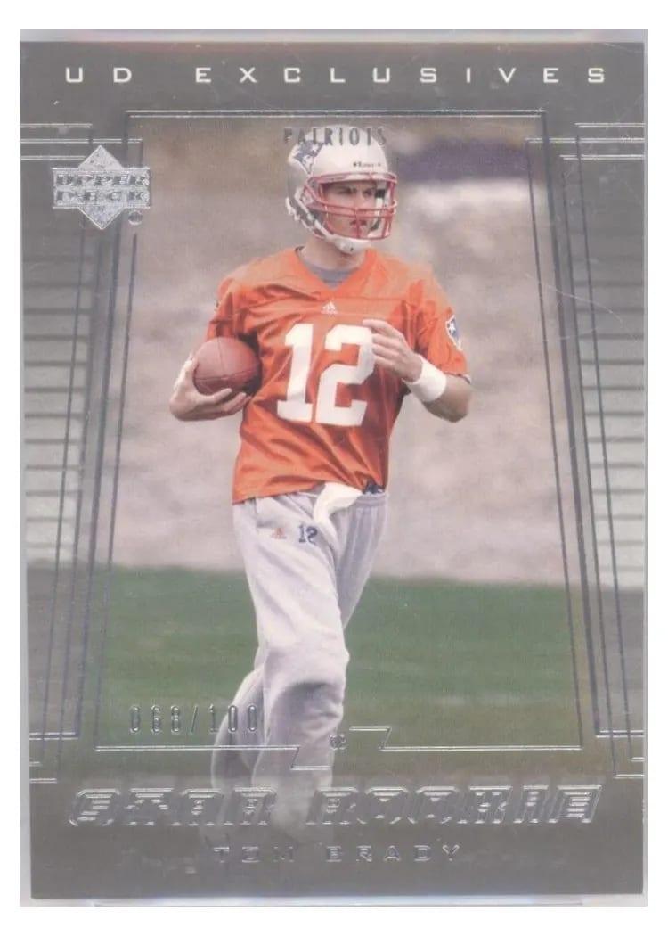 2000 Upper Deck Tom Brady Exclusives Silver #254