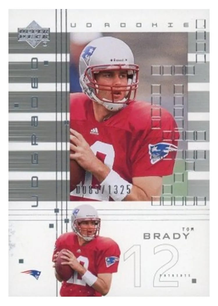 2000 Upper Deck Graded Tom Brady #104