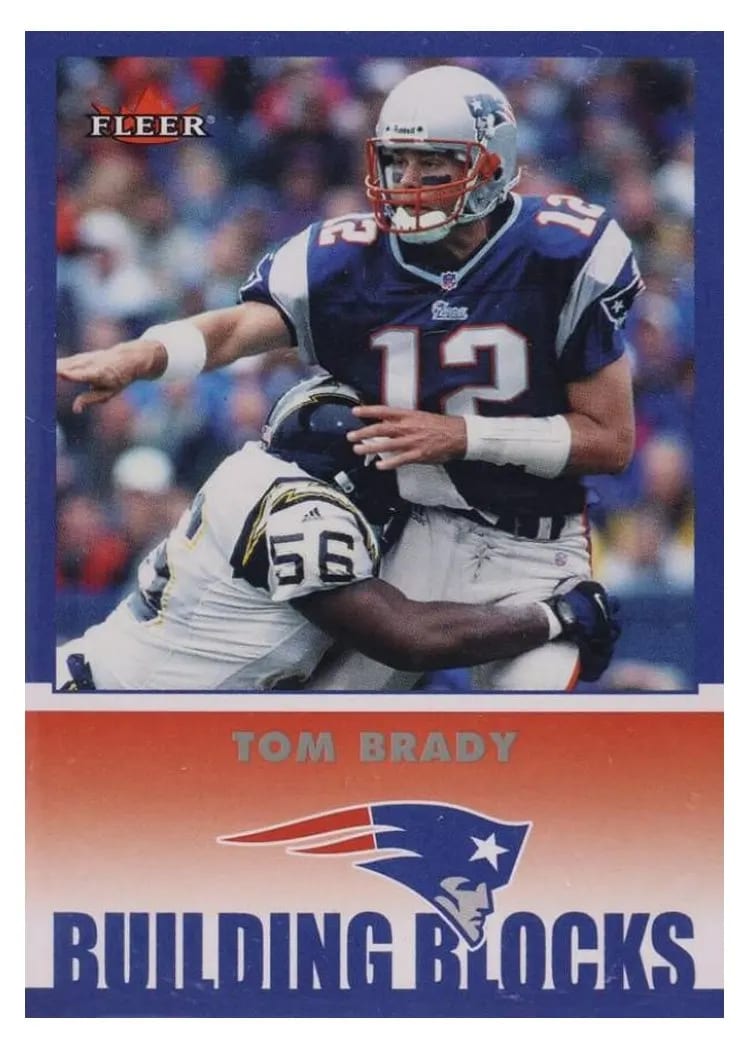 2002 Fleer Tom Brady #256 card