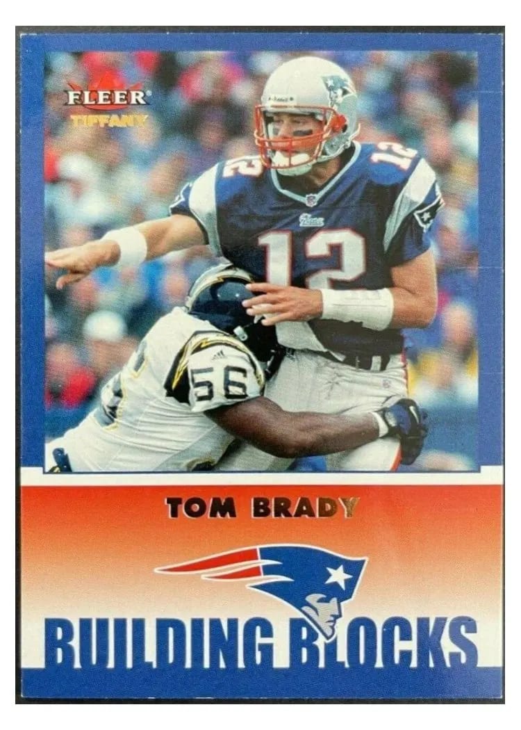 2002 Fleer Tom Brady Tiffany #256