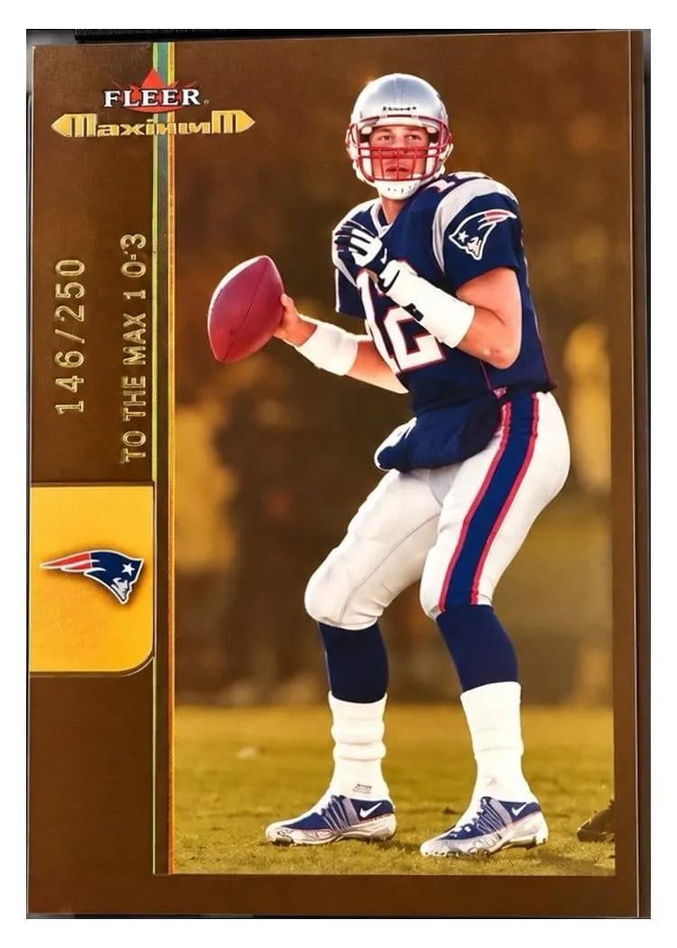 2002 Fleer Maximum Tom Brady #1 card