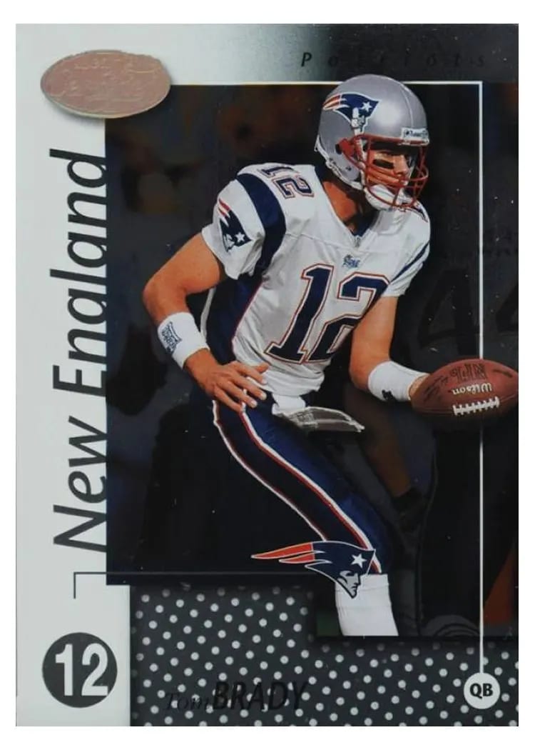 2002 Leaf Certified Tom Brady #52 card
