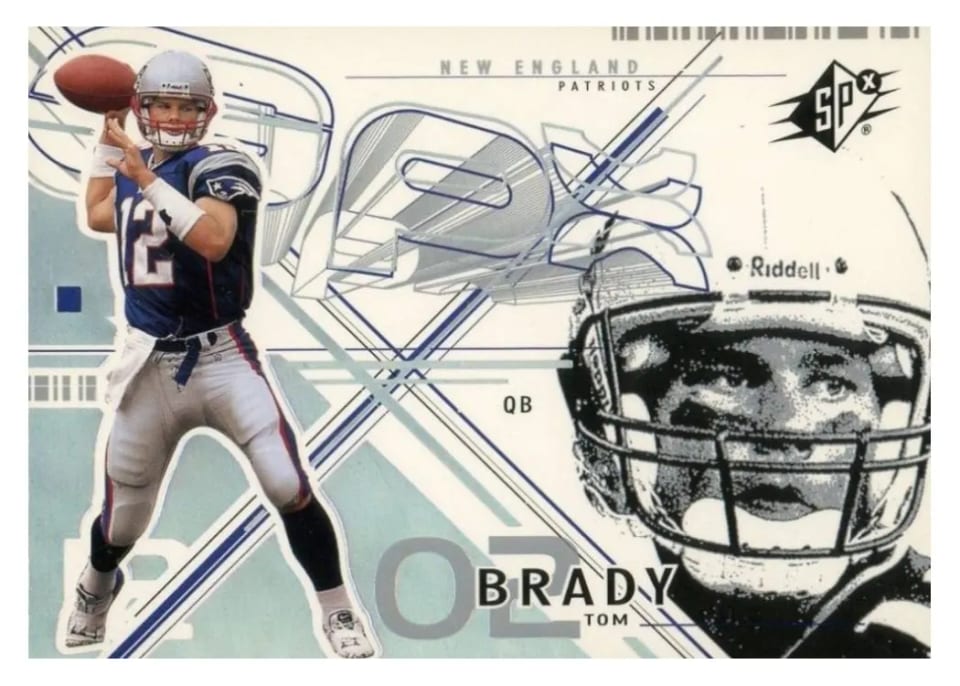 2002 Spx Tom Brady #6