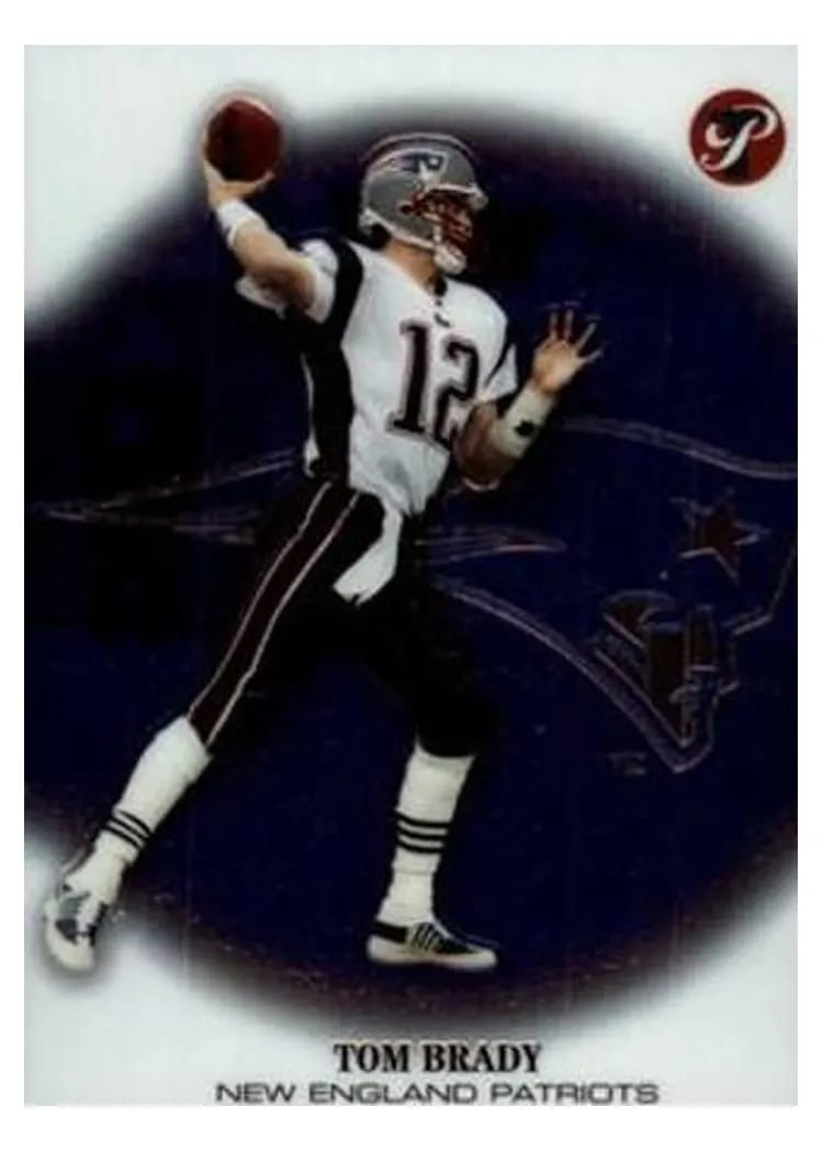 2002 Topps Pristine Tom Brady #15 card