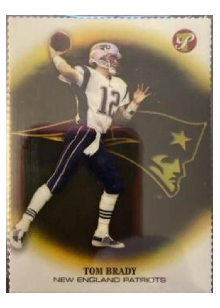 2002 Topps Pristine Tom Brady #15 card