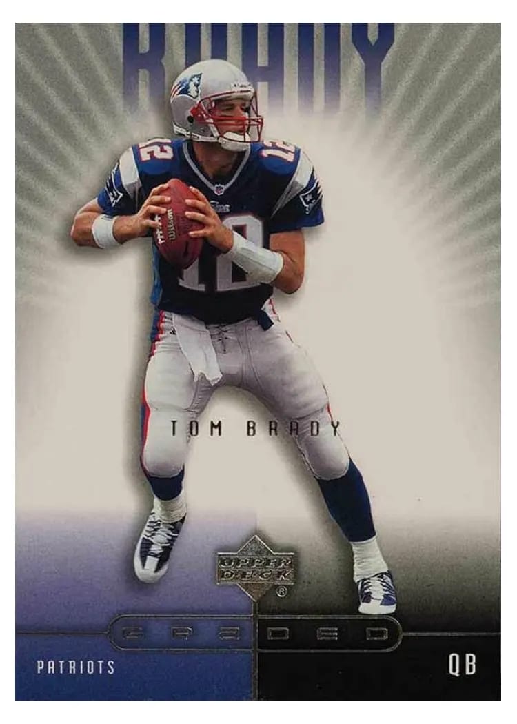 2002 Upper Deck Graded Tom Brady #53 card