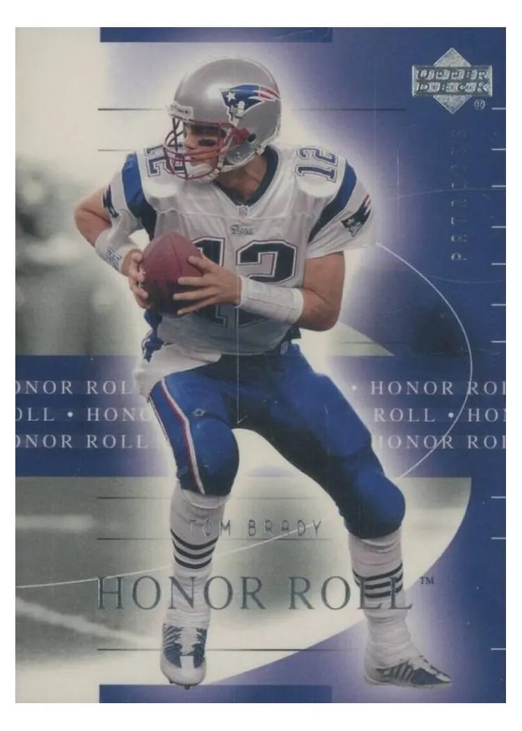 2002 Upper Deck Honor Roll Tom Brady #34 card