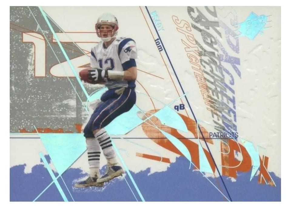 2003 Spx Tom Brady #102 card