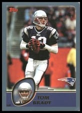 2003 Topps Tom Brady #258 card