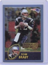 2003 Topps Chrome Tom Brady #148 card