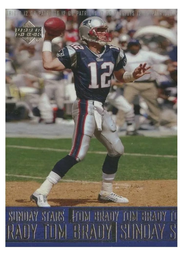 2003 Upper Deck Tom Brady #194 card