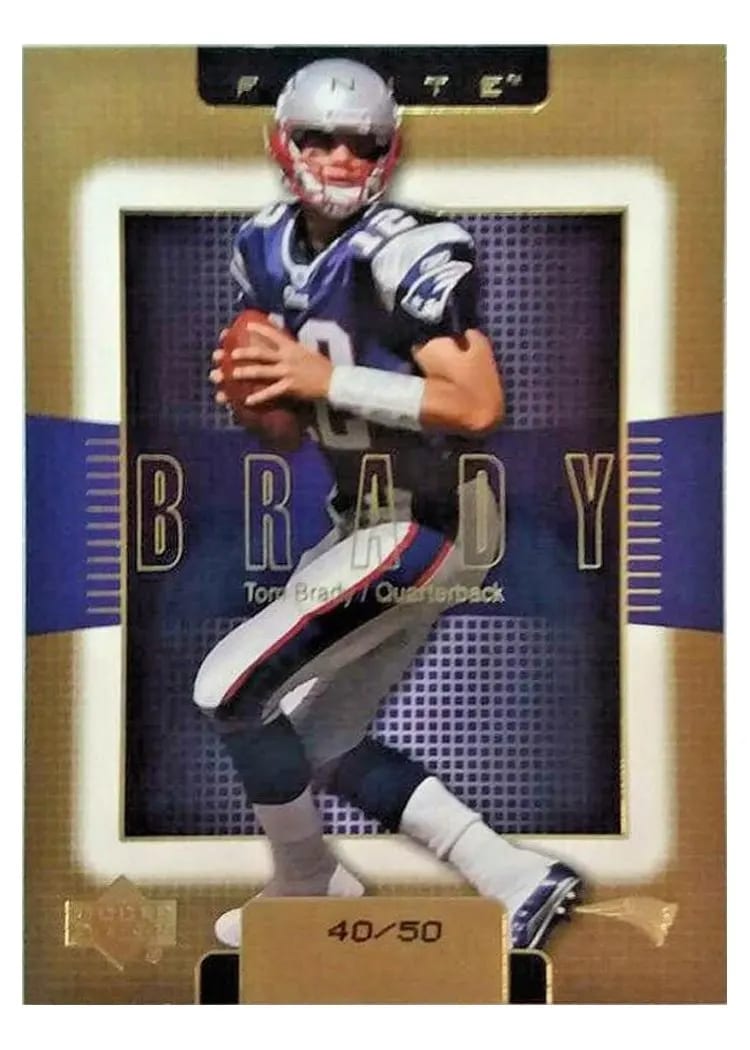 Tom Brady 2003 Upper Deck Finite card