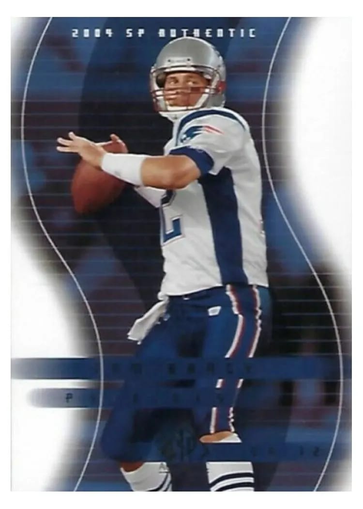 2004 SP Authentic Tom Brady #51 card