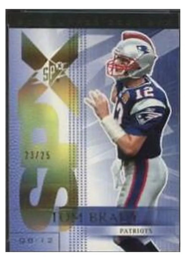 2004 Spx Tom Brady #59 card