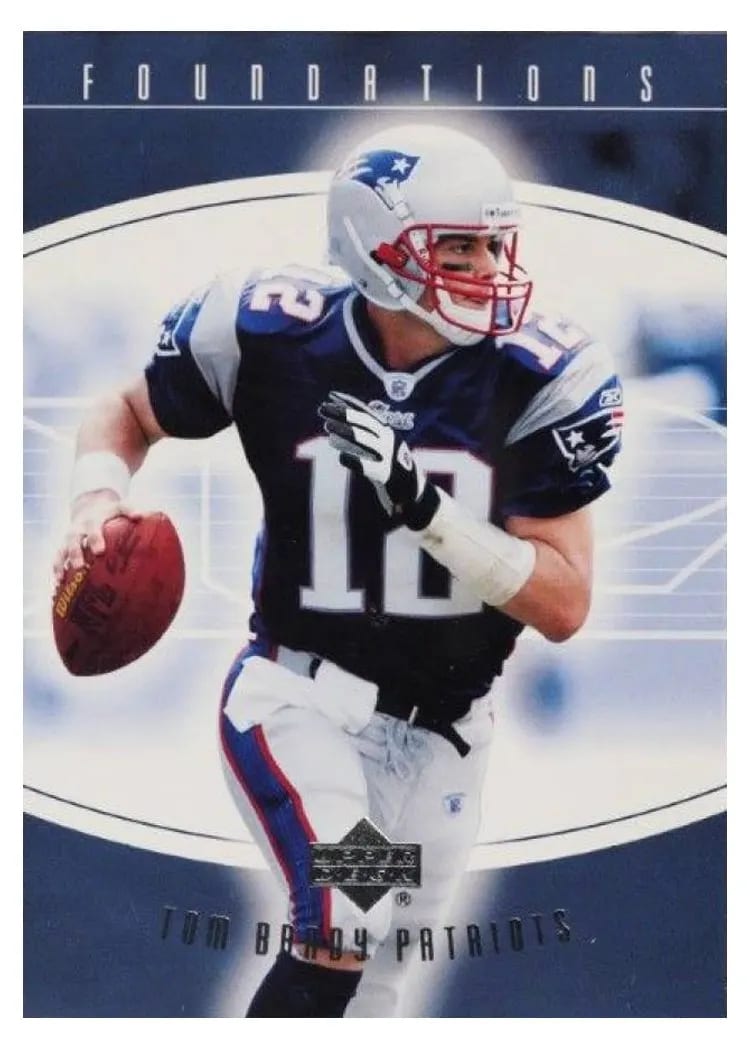 2004 Upper Deck Foundations Tom Brady #58 card