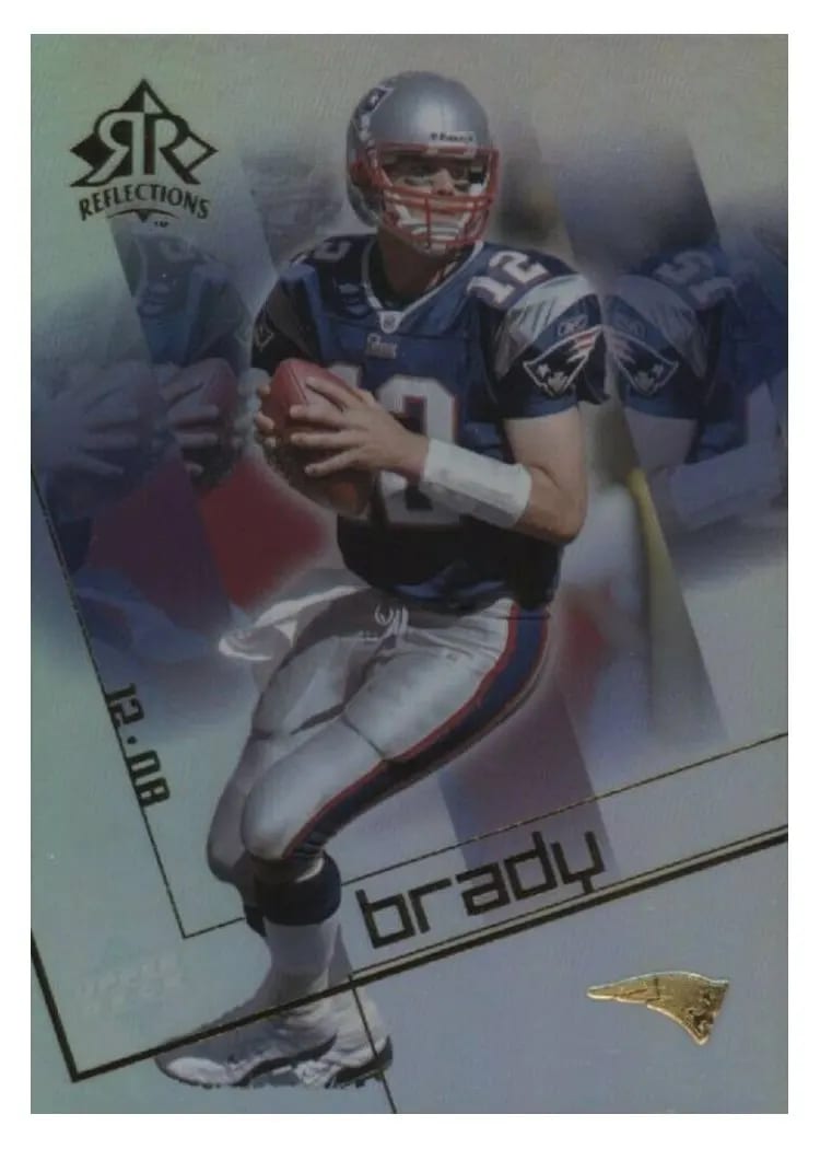 2004 Upper Deck Reflections Tom Brady #58 card