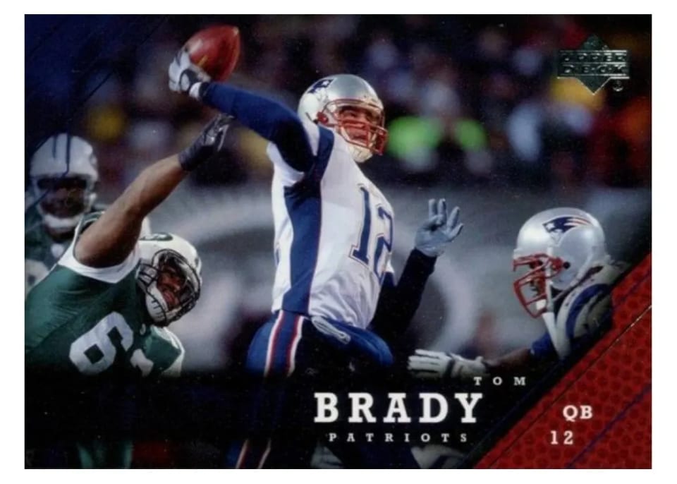 2005 Upper Deck Tom Brady #109 card