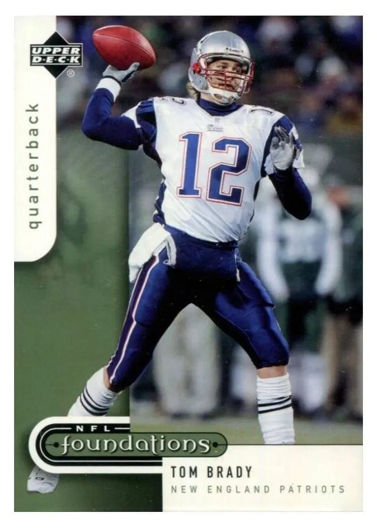 2005 Upper Deck Foundations Tom Brady #55 card
