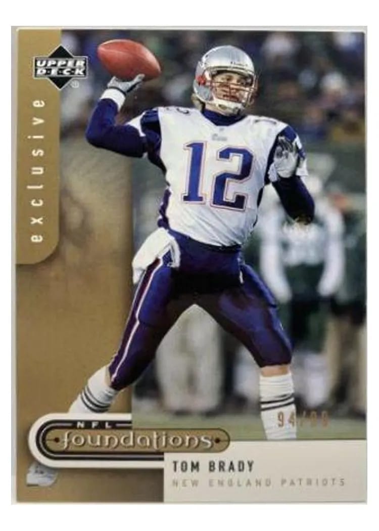 2005 Upper Deck Foundations Tom Brady #55 card