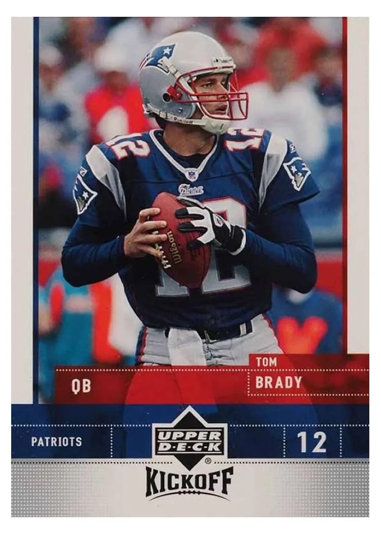 2005 Upper Deck Kickoff Tom Brady #52 card