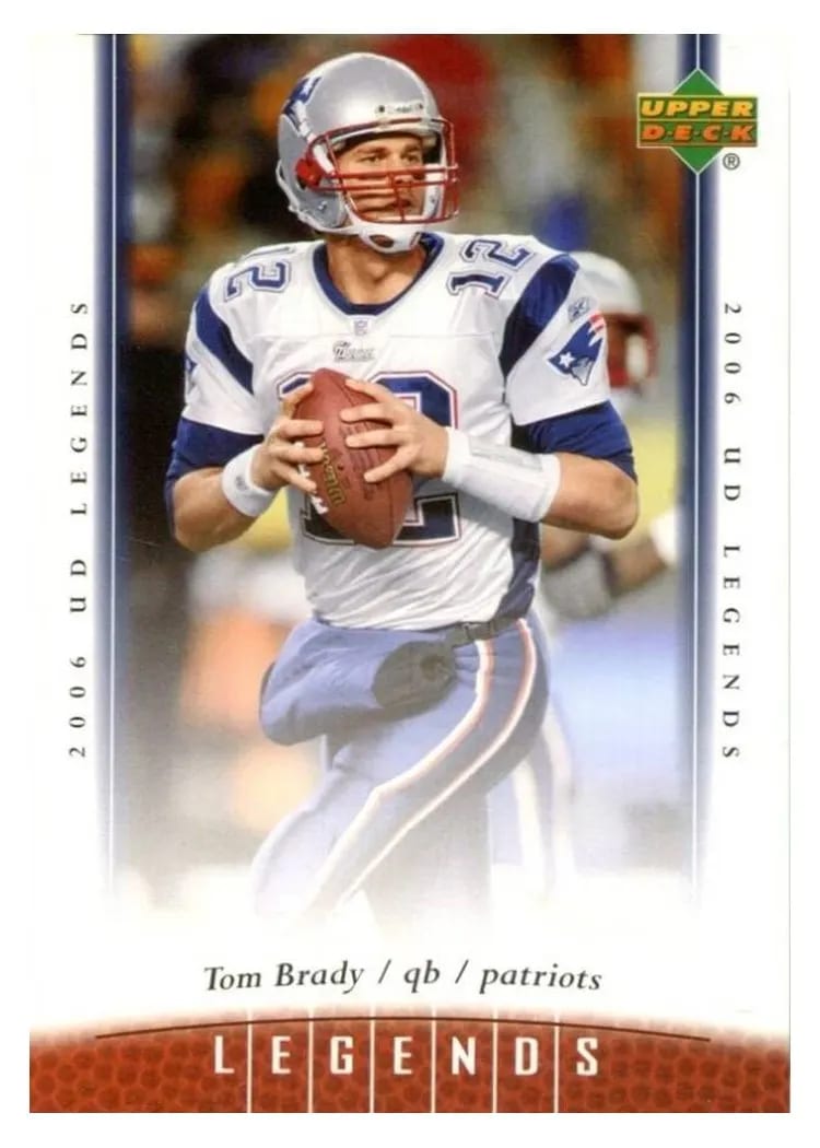 2006 Upper Deck Legends Tom Brady #92 card