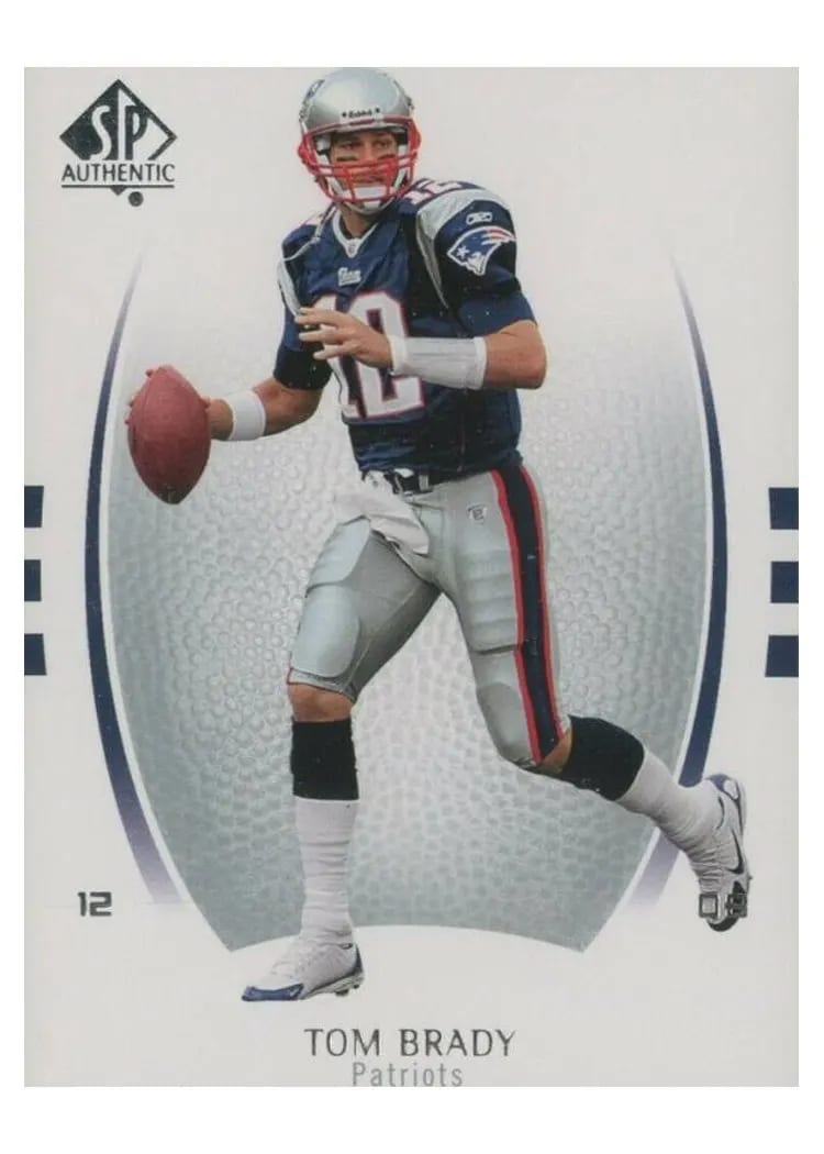 2007 SP Authentic Tom Brady #90 card