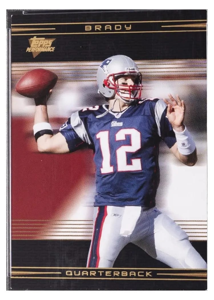 2007 Topps Performance Tom Brady #7 card
