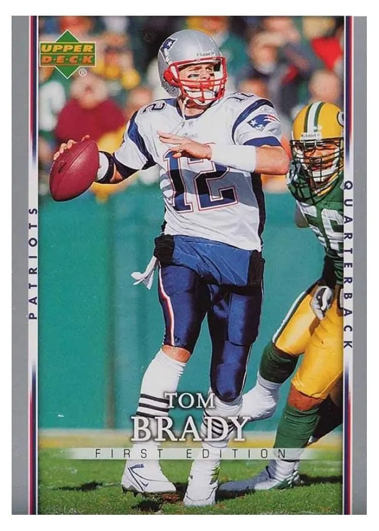 2007 Upper Deck First Edition Tom Brady #56 card