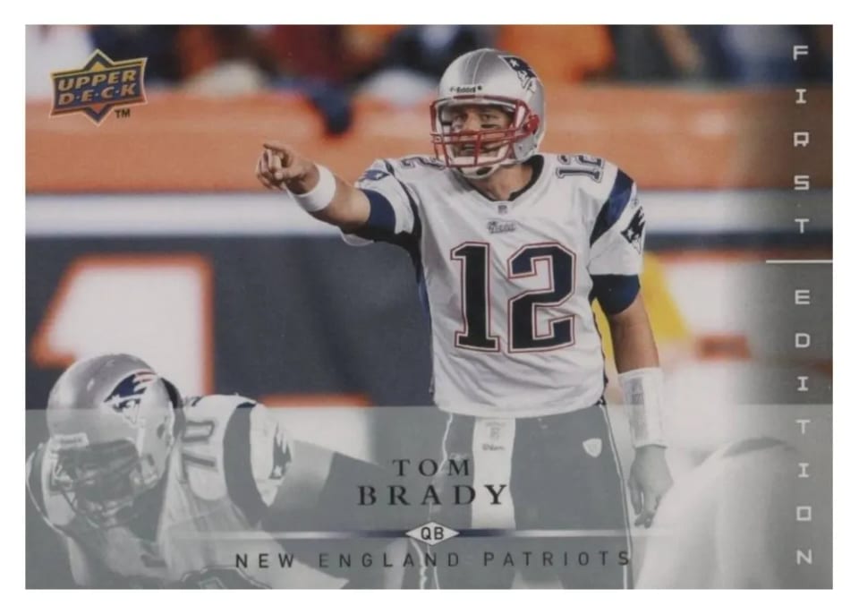 Tom Brady, 2008 Upper Deck First Edition