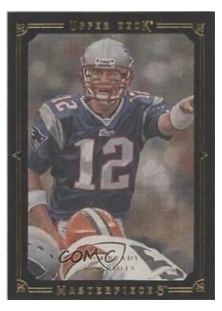 2008 Upper Deck Masterpieces Tom Brady #84 card