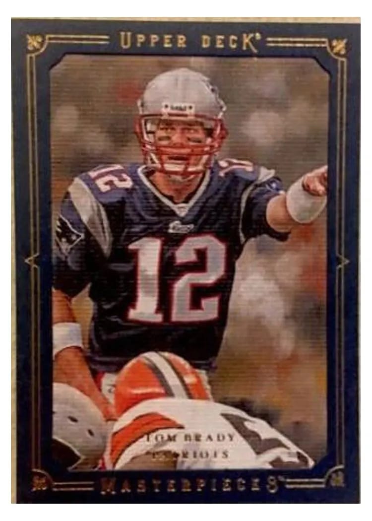 2008 Upper Deck Masterpieces Tom Brady #84 card
