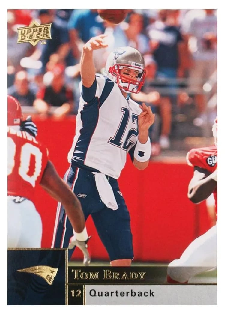 2009 Upper Deck Tom Brady #115 card