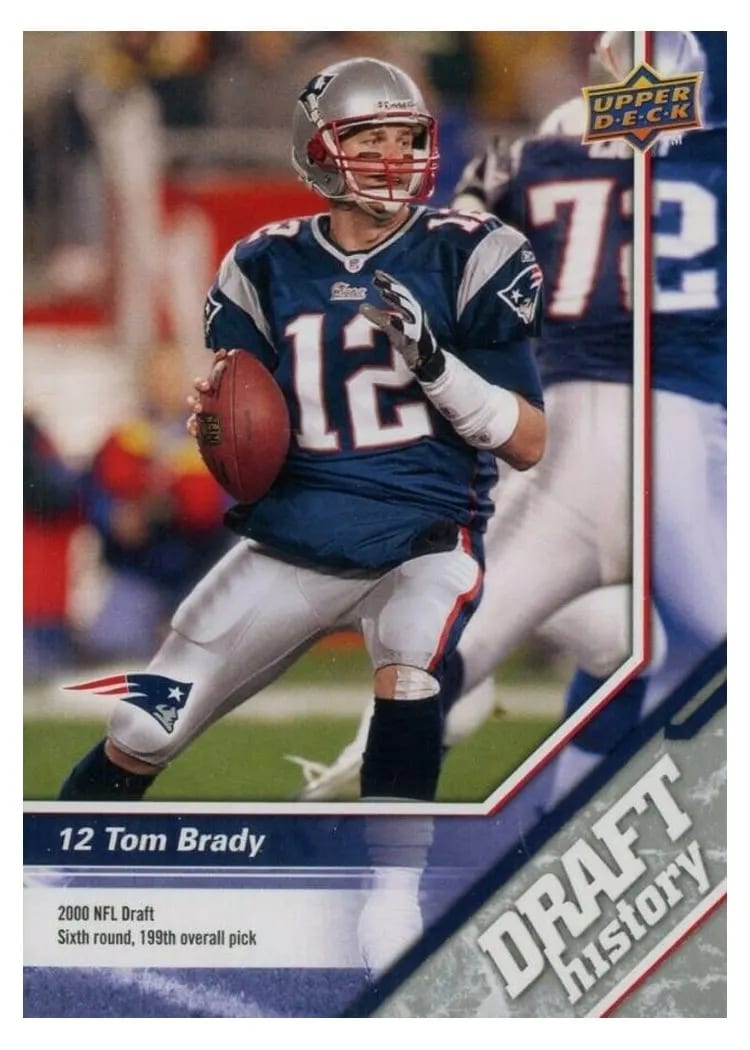 2009 Upper Deck Draft Edition Tom Brady #187 card