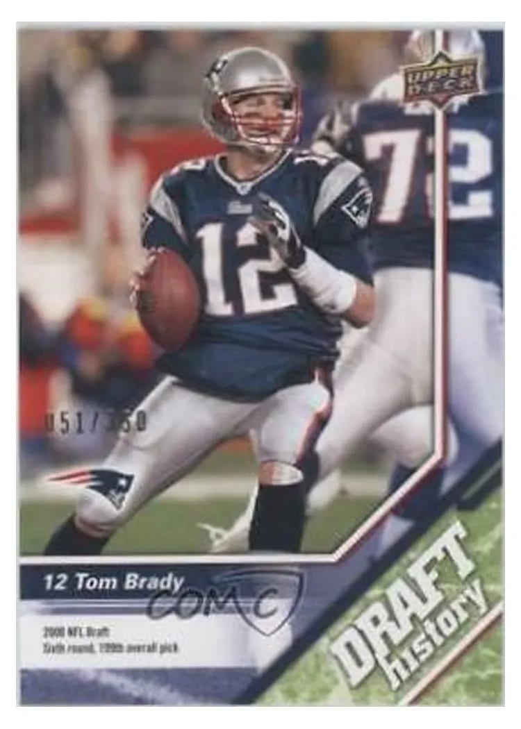 2009 Upper Deck Draft Edition Tom Brady #187 card