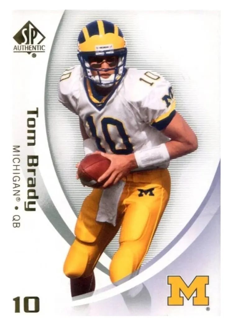 2010 SP Authentic Tom Brady #94 card