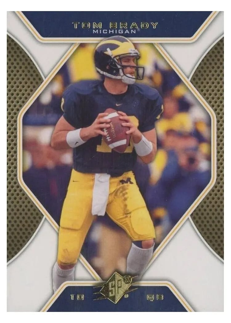 2010 Spx Tom Brady #86 card