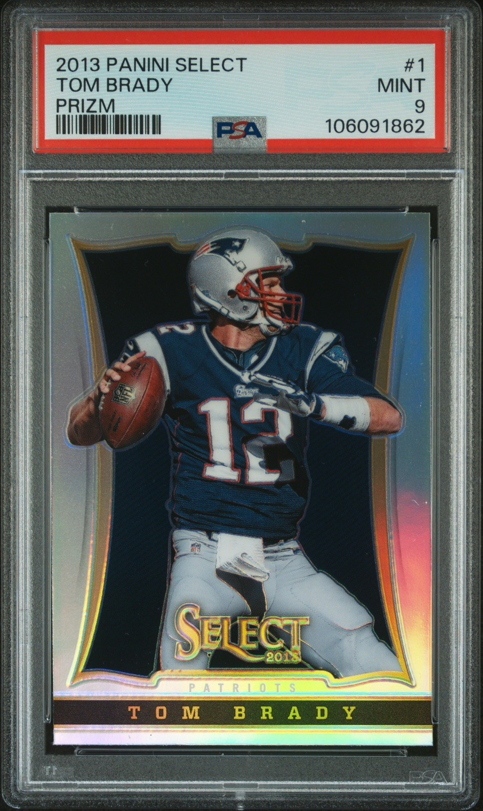 2013 Panini Select Tom Brady #1 card