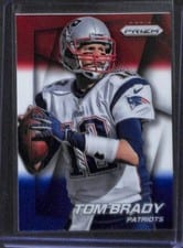 2014 Panini Prizm Tom Brady Red, White, Blue Prizm #36 card
