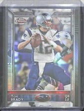 2015 Topps Chrome Tom Brady Refractor #50 card