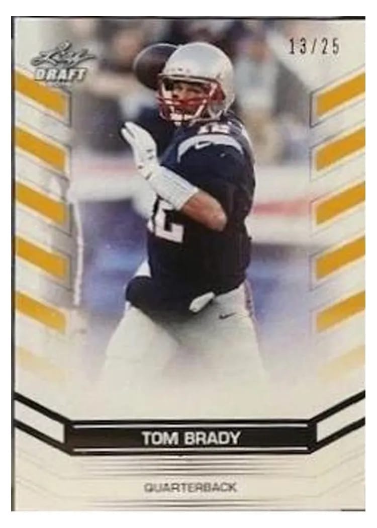 2016 Leaf Draft Tom Brady #12 card