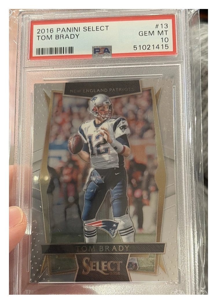 2016 Panini Select Base Set Tom Brady #13 card